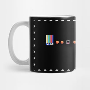 Peach Power Glitch Mug